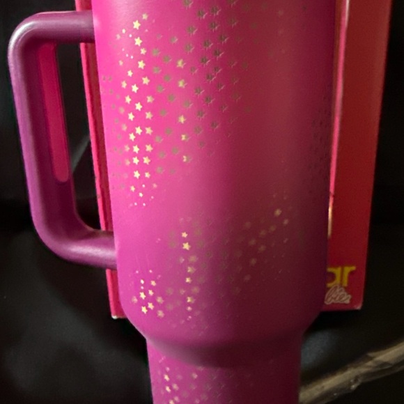 New Stanley Limited Barbie Superstar Vibrant Pink Mug with Stickers - Picture 8 of 9
